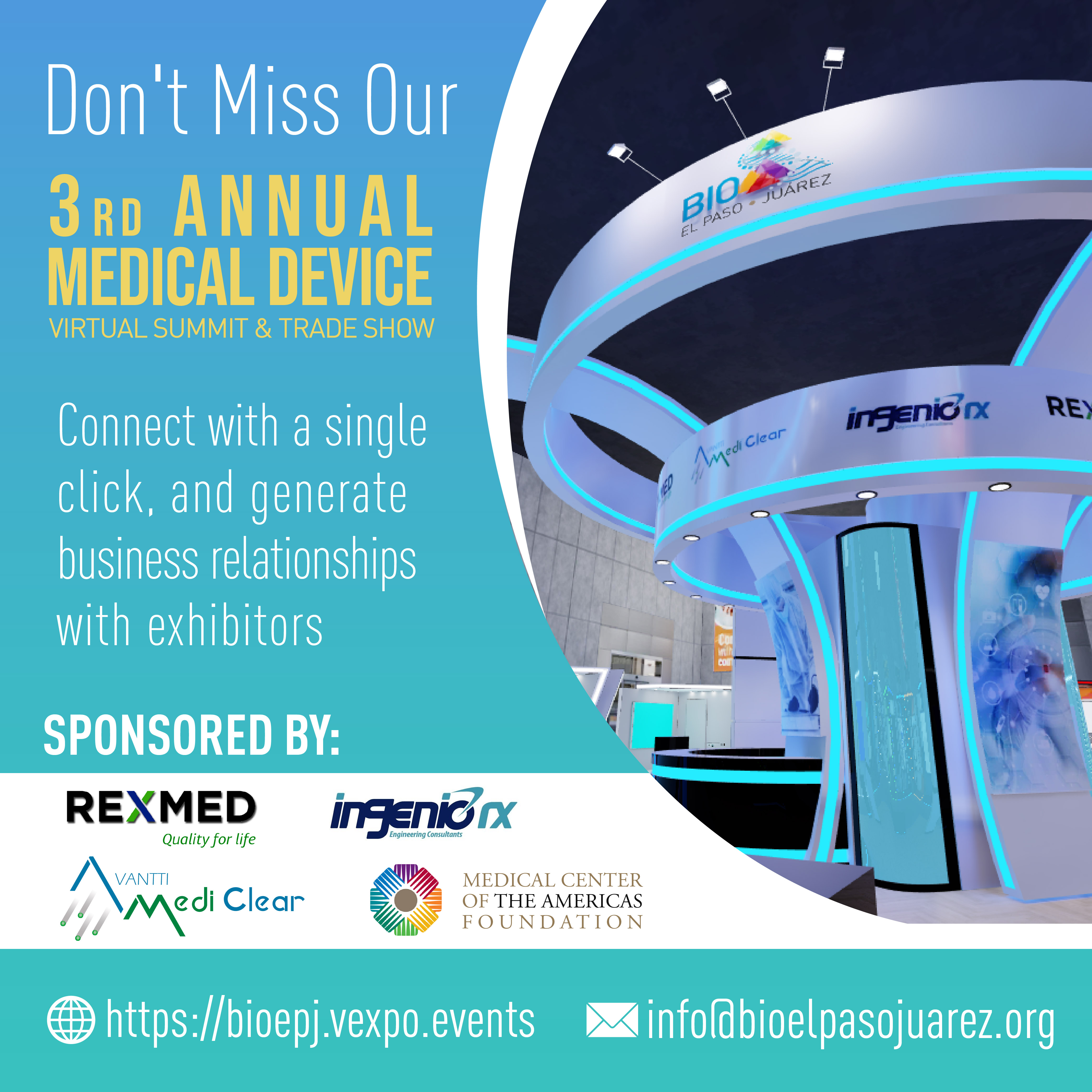 BIO El Paso-Juarez event promotion creative