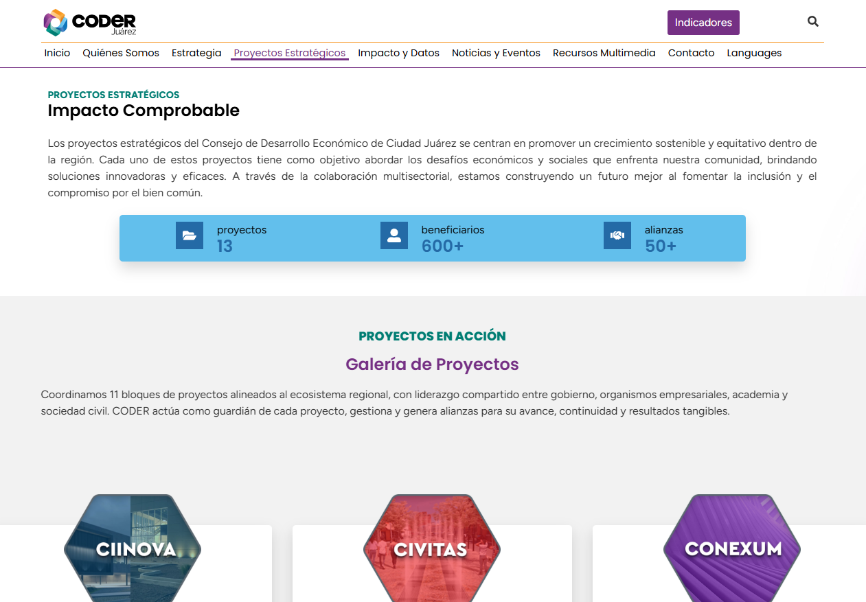 CODER Juárez programs overview