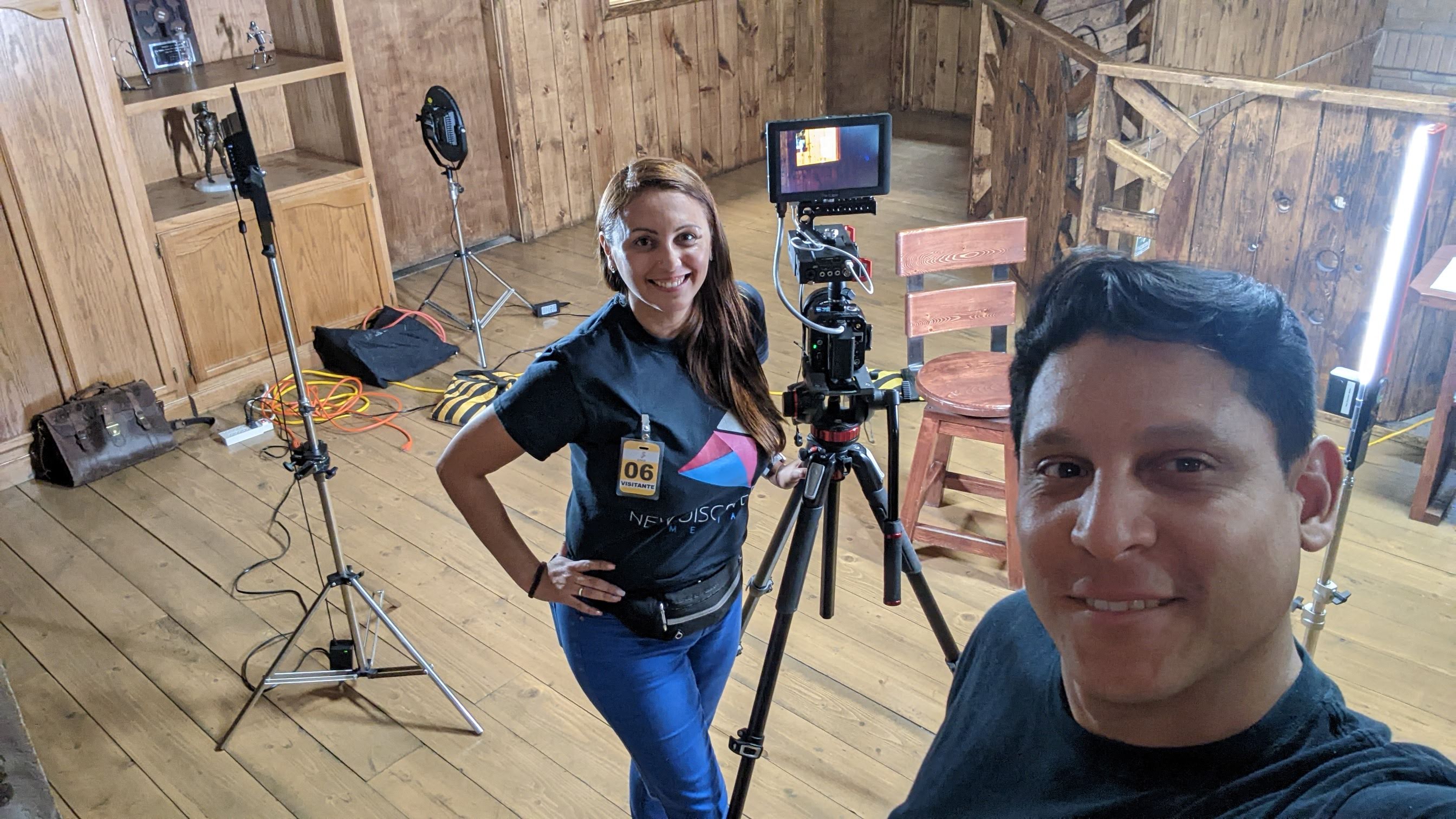DMD production team behind the scenes