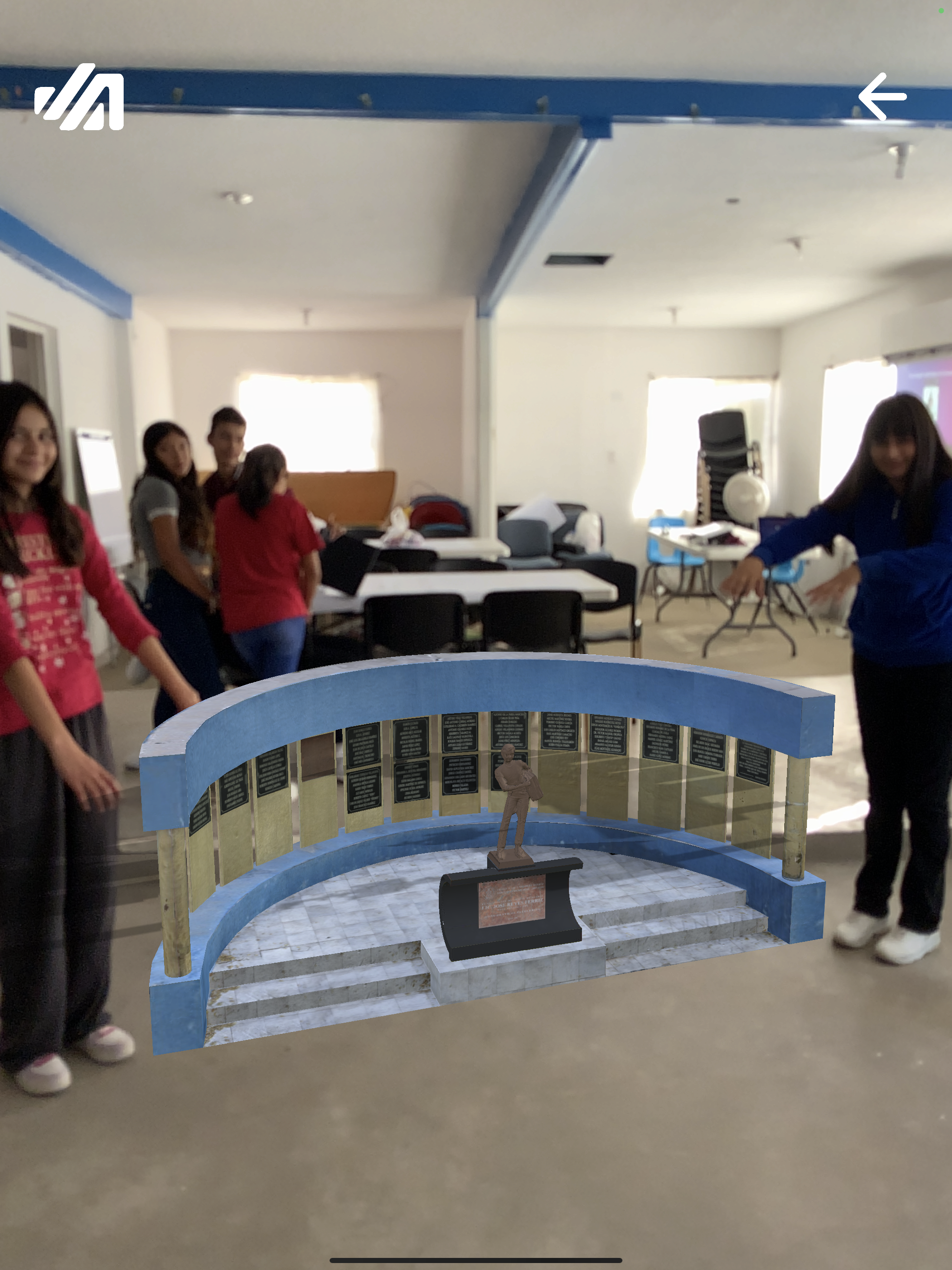 Juarez Aumentada augmented reality memorial