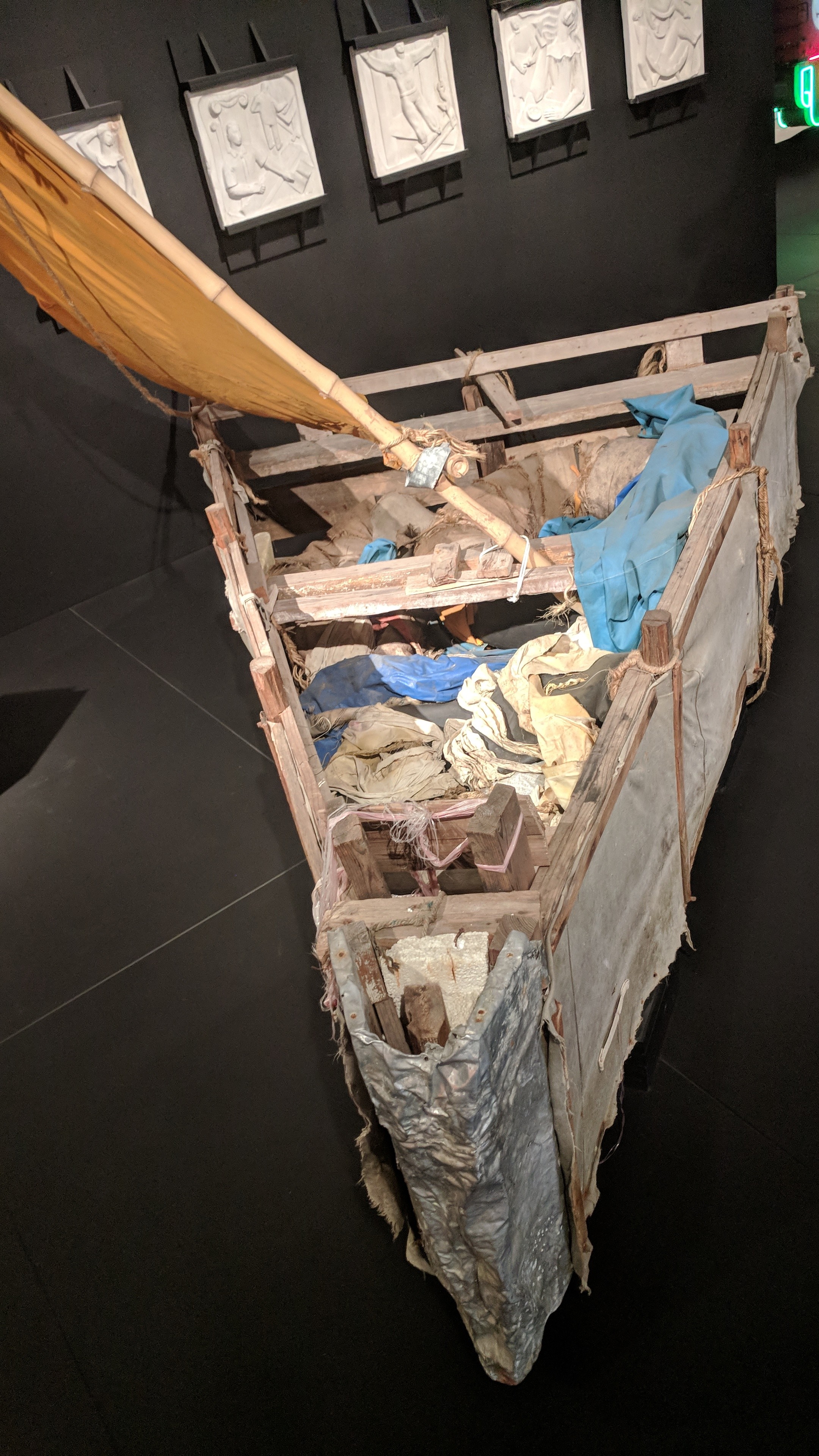 The Promise exhibition raft overview