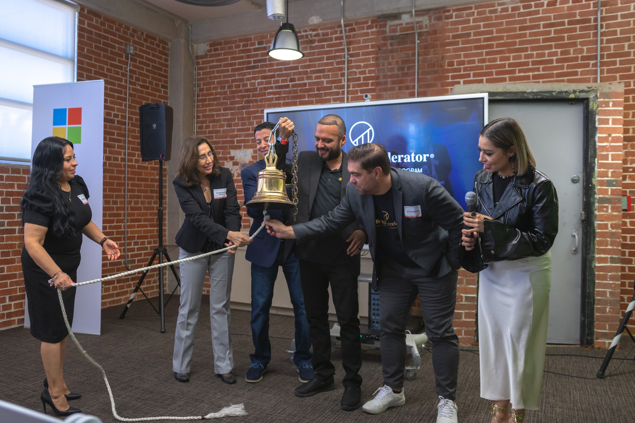 Trainlight at accelerator kickoff