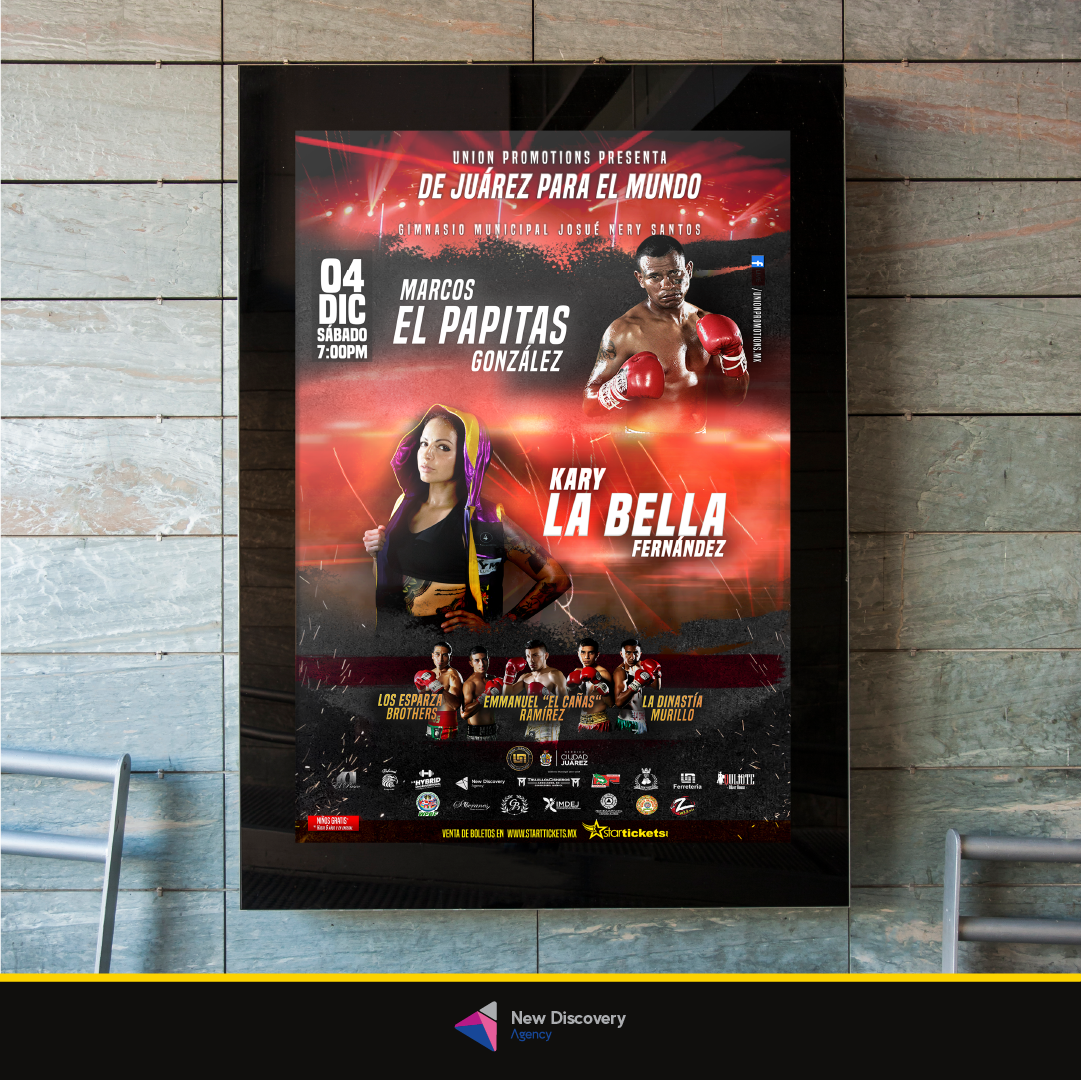 Union Promotions boxing event poster