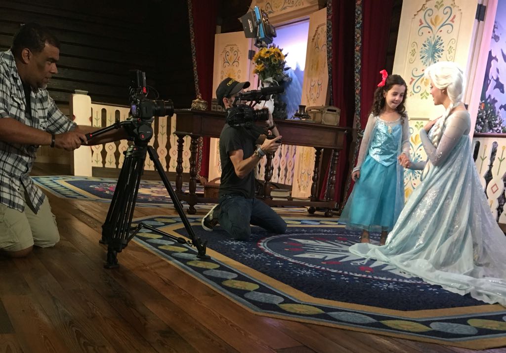 Disney World behind the scenes with Elsa