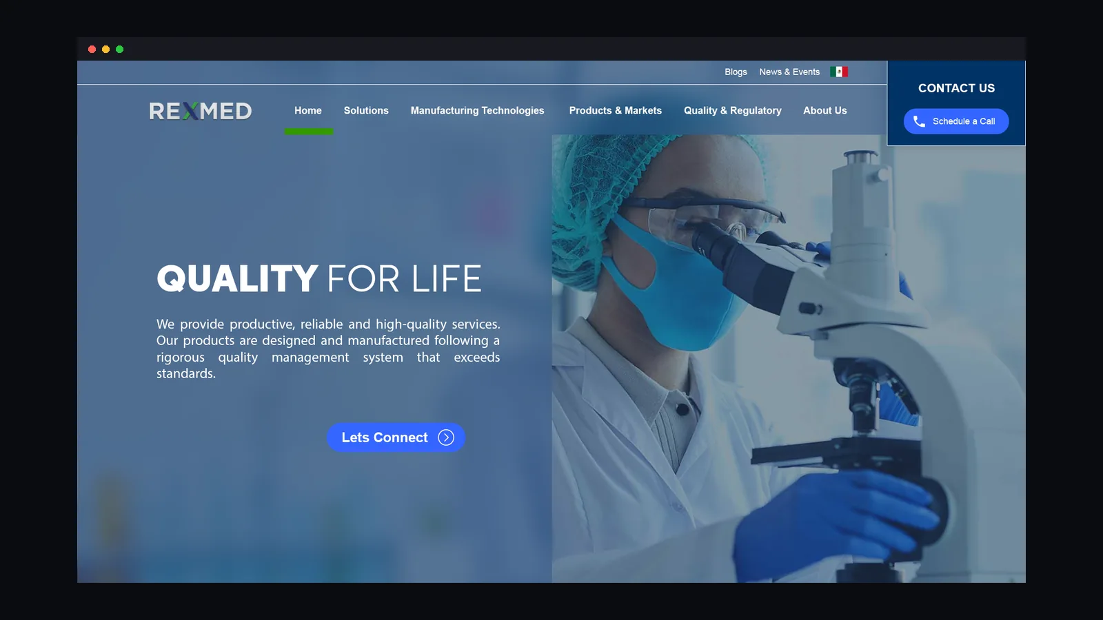 RexMed website